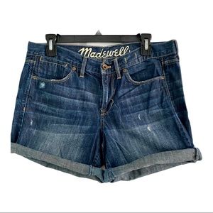 Madewell High Rise Cut-Off Jean Shorts Size 29
